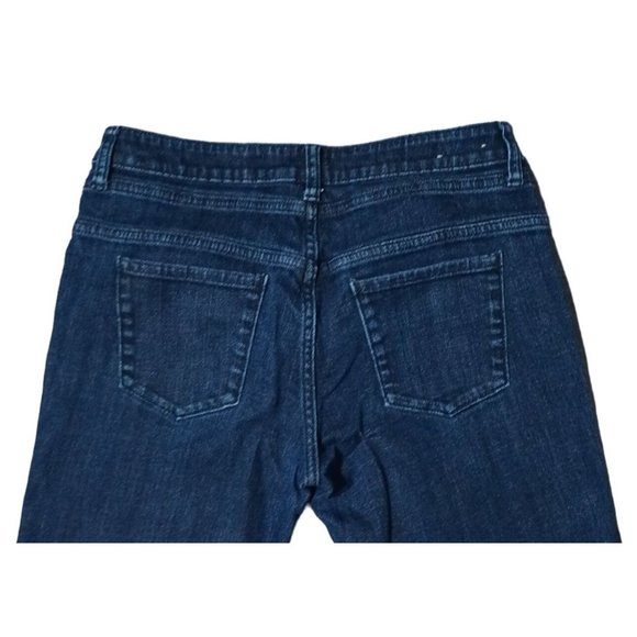 Banana Republic Jeans Limited Edition Womens Size 8 S Boot Cut Dark Denim Short - Picture 10 of 15